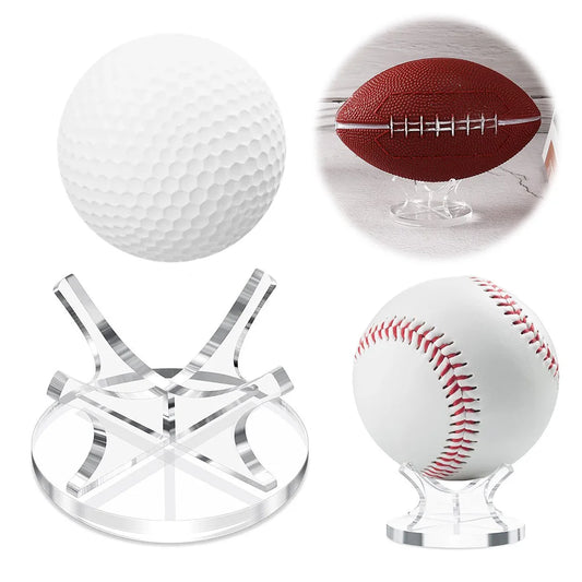 Acrylic Multi-function Basketball Ball Stand Display Holder Clear Display Rack for Baseball GOLF Softball Tennis Ball Spheres