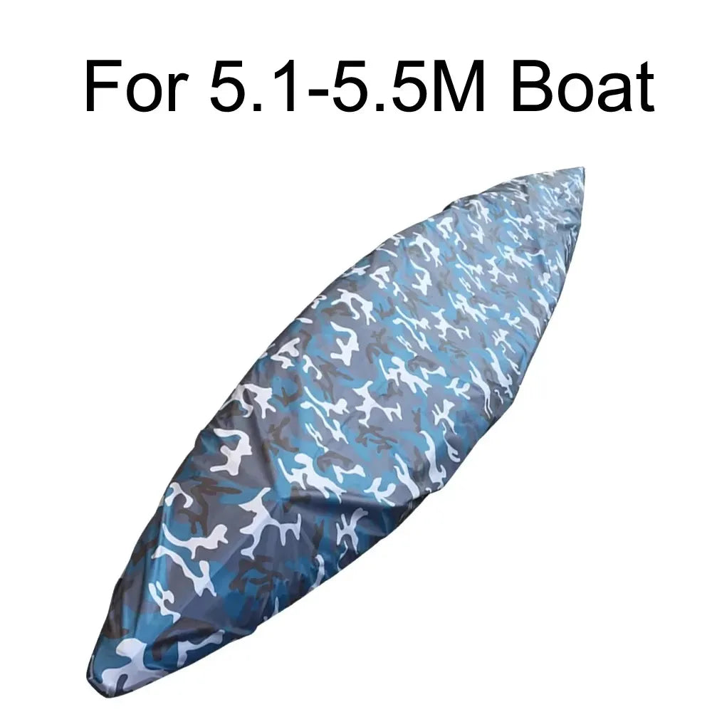 Anti-UV Waterproof Kayak Boat Canoe Storage Transport Dust Cover for Fishing Inflatable Boat Replacement