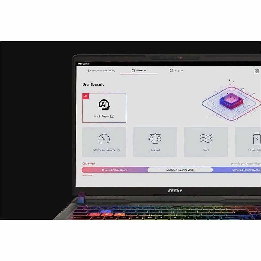 MSI Vector 16 HX AI Gaming Notebook – RTX 5070 Ti, Core Ultra 7, 32GB DDR5, 1TB SSD