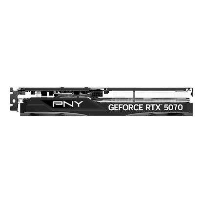 PNY NVIDIA GeForce RTX 5070 Overclocked Triple Fan 12GB GDDR7 PCIe 5.0 Graphics Card