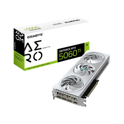 NVIDIA GeForce RTX 5060 Ti Aero OC Triple Fan 16GB GDDR7 PCIe 5.0 Graphics Card