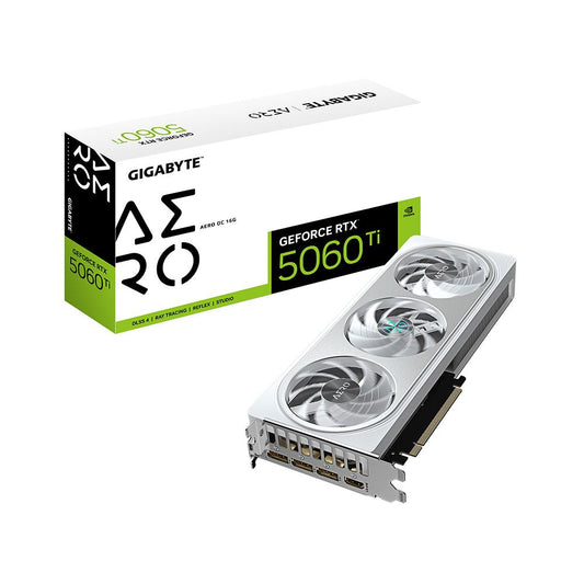 NVIDIA GeForce RTX 5060 Ti Aero OC Triple Fan 16GB GDDR7 PCIe 5.0 Graphics Card