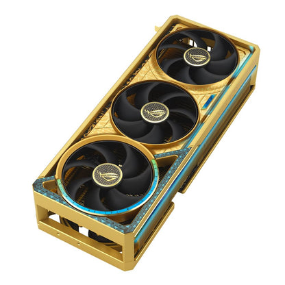 ASUS NVIDIA GeForce RTX 5080 ROG Astral Dhahab CORE Overclocked Triple Fan 16GB GDDR7 PCIe 5.0 Graphics Card