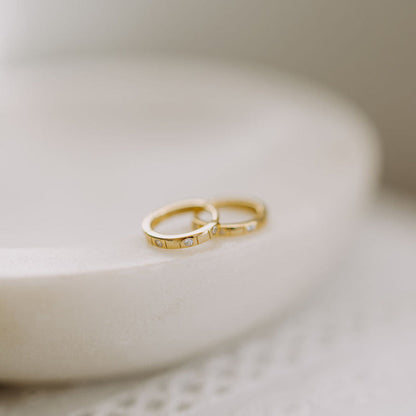 Diana Diamond Hoops