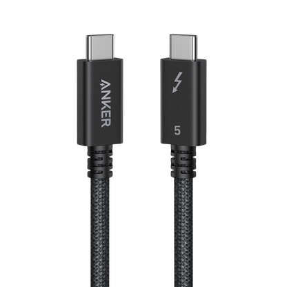 Anker Prime Thunderbolt 5 Cable (3.3 ft/1.7 ft, 80 Gbps, 240W)