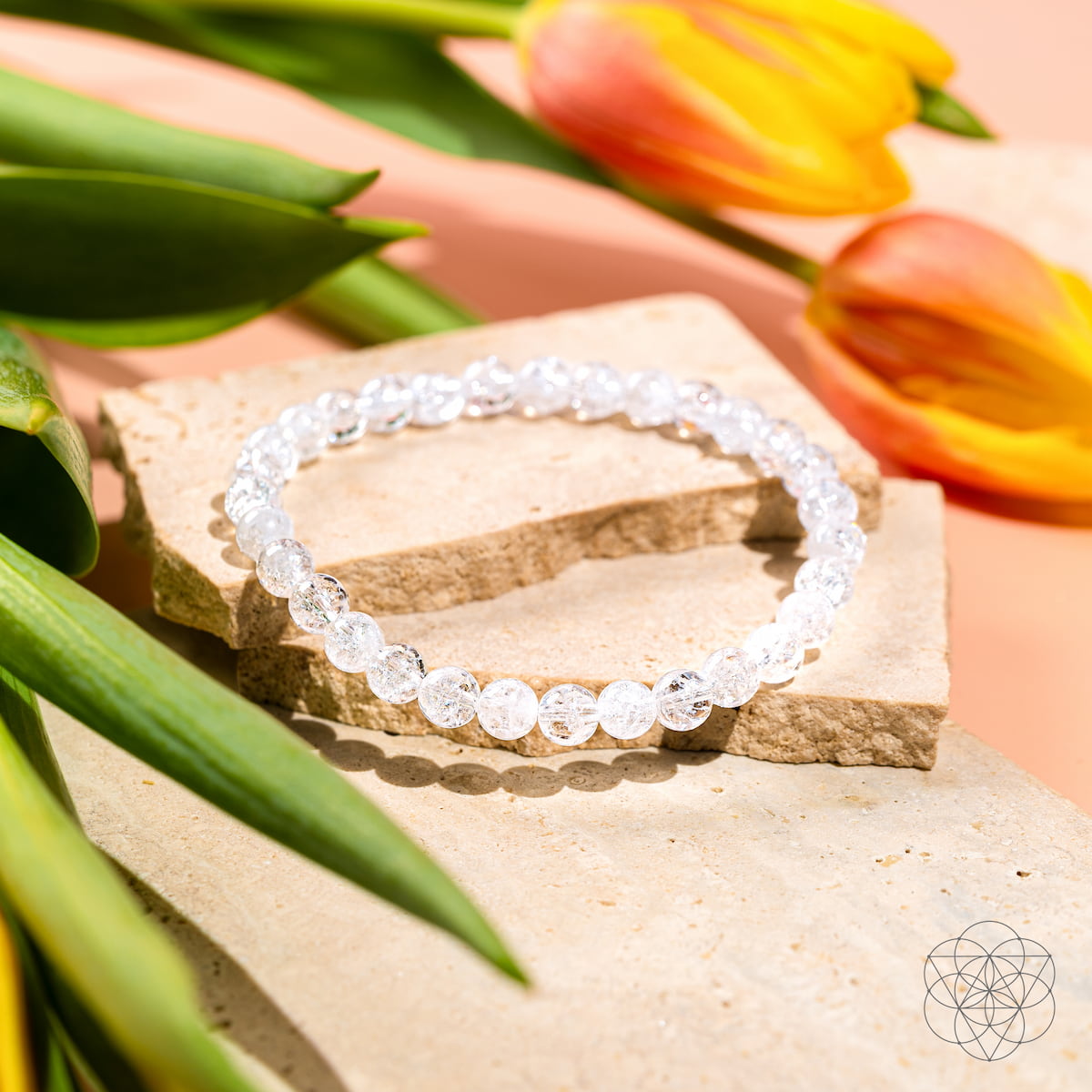 Emotional Ice Bath – The Ice Quartz Bracelet | 6mm