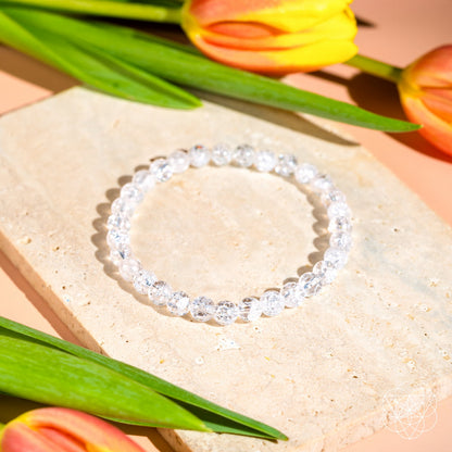 Emotional Ice Bath – The Ice Quartz Bracelet | 6mm
