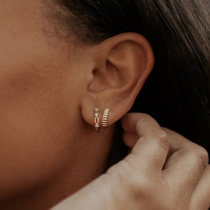 Isla Lace Hoops