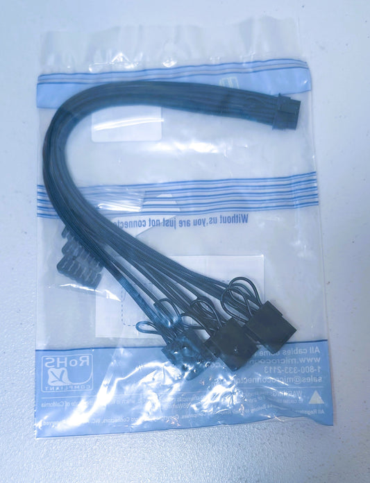 Premium Micro Connectors Sleeved Cables for RTX 4000 & RTX 3090 Ti