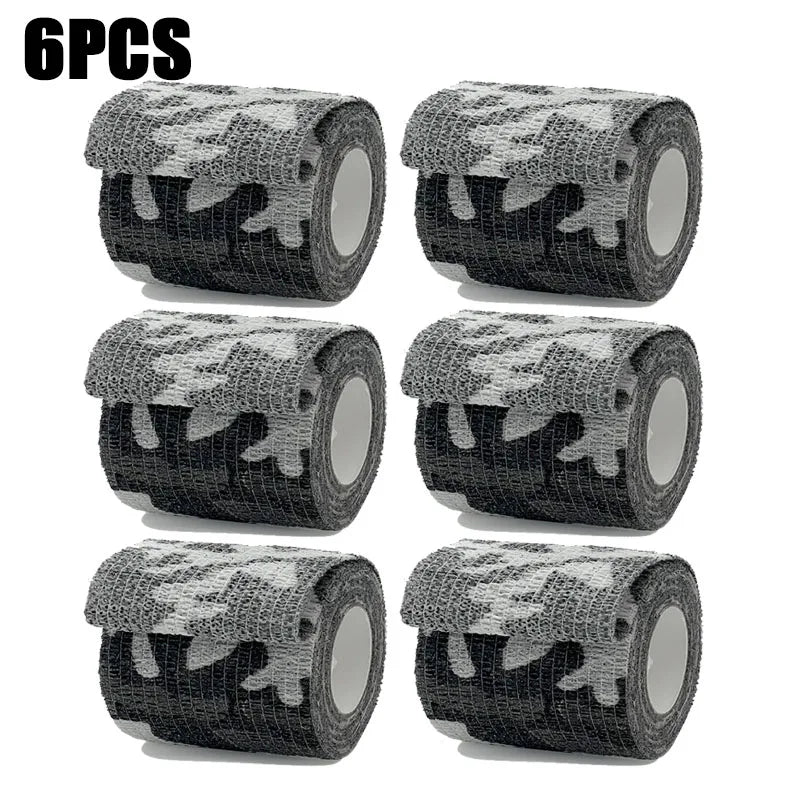 1/10/15/30Pcs 4.8m Camouflage Sport Self Adhesive Elastic Bandage Wrap Tape Elastoplast For Knee Support Pads Finger Ankle Palm