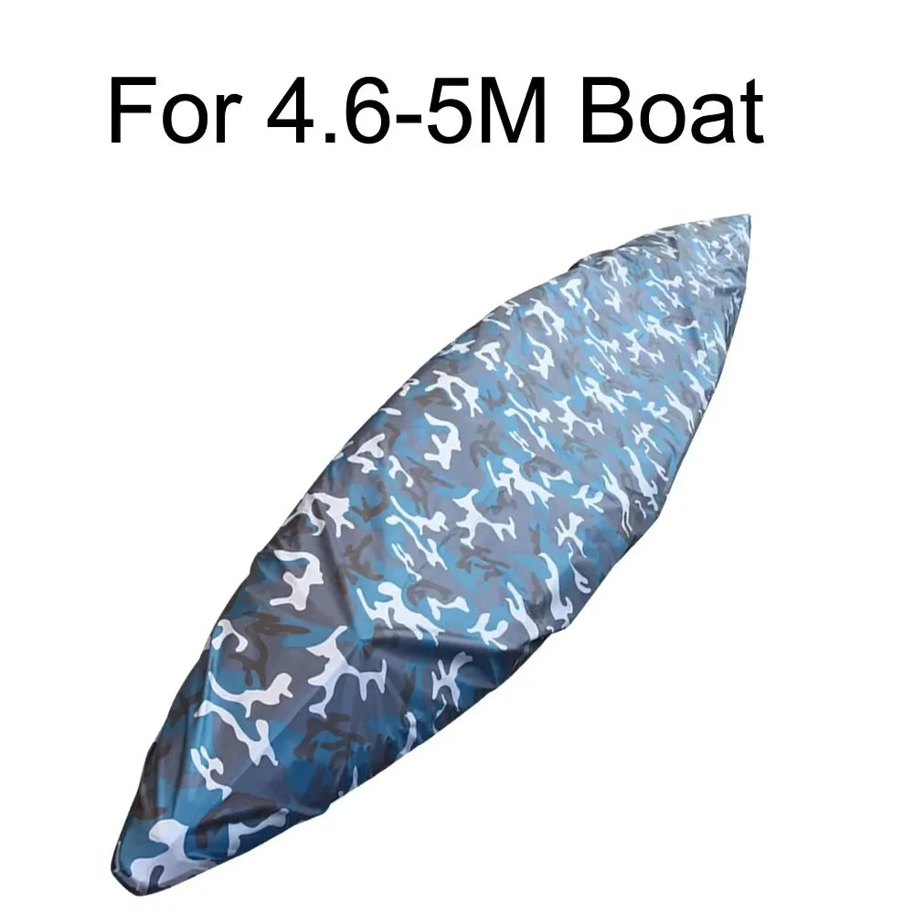 Anti-UV Waterproof Kayak Boat Canoe Storage Transport Dust Cover for Fishing Inflatable Boat Replacement