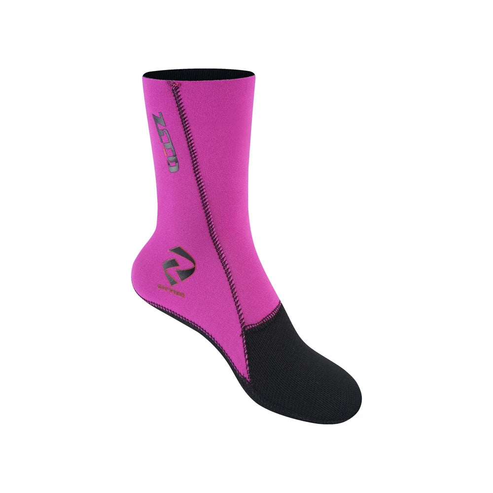 1.5MM Neoprene Diving Socks Men's Women's Swimming Warm Snorkeling Socks Water Sports Long Non-slip Wearable Beach Socks