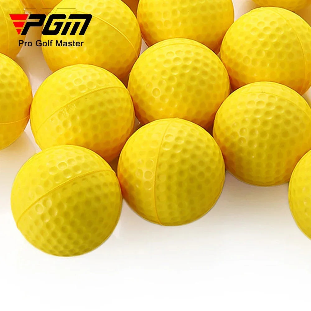 1/10Pcs Yellow Golf Ball PU Foam Training Golf Ball Foam Practice Golf Balls-Indoor or Outdoor Soft Golf Training Ball Practice