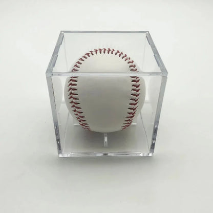 1pc Baseball Acrylic Box Acrylic 80*80*80 Transparent Baseball Storage Collecting Box