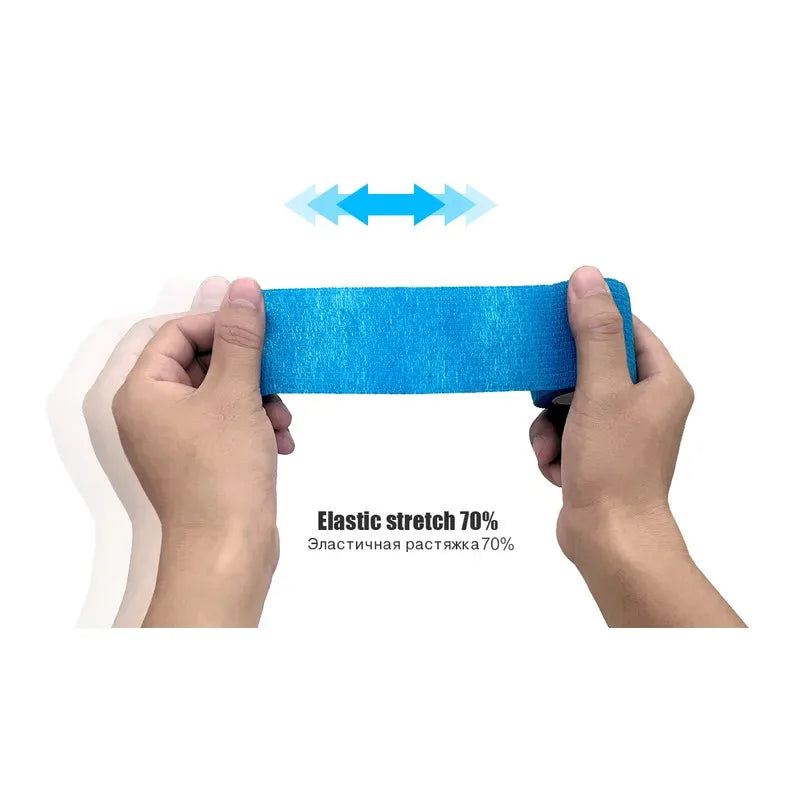 1/10/15/30Pcs 4.8m Camouflage Sport Self Adhesive Elastic Bandage Wrap Tape Elastoplast For Knee Support Pads Finger Ankle Palm