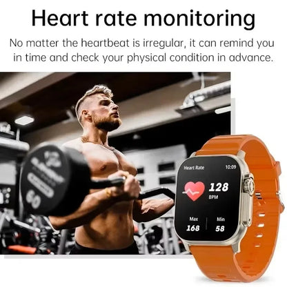 New Smartwatch Men 49mm Series 8 2.3"AMOLED Screen NFC Compass Waterproof For Apple Watch IWO Ultra 8 Smart Watches 2025 Android
