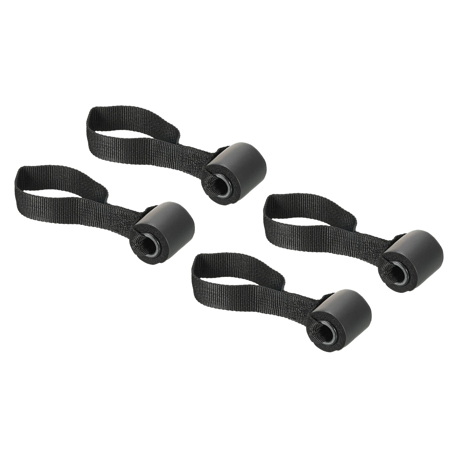 1/2/4pcs Door Anchor for Resistance Bands Heavy Type Exercise Bands Attachment Door Anchor System Yoga Strap Loop Bands Black