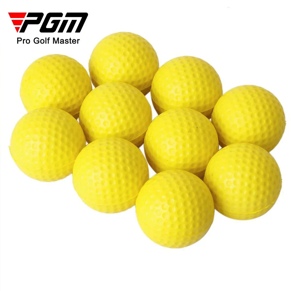 1/10Pcs Yellow Golf Ball PU Foam Training Golf Ball Foam Practice Golf Balls-Indoor or Outdoor Soft Golf Training Ball Practice