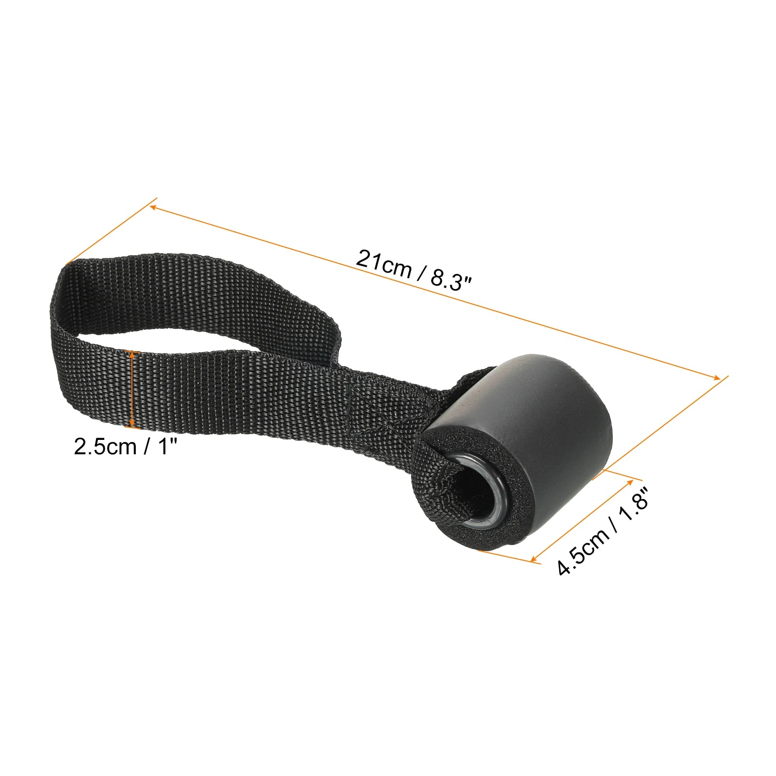 1/2/4pcs Door Anchor for Resistance Bands Heavy Type Exercise Bands Attachment Door Anchor System Yoga Strap Loop Bands Black