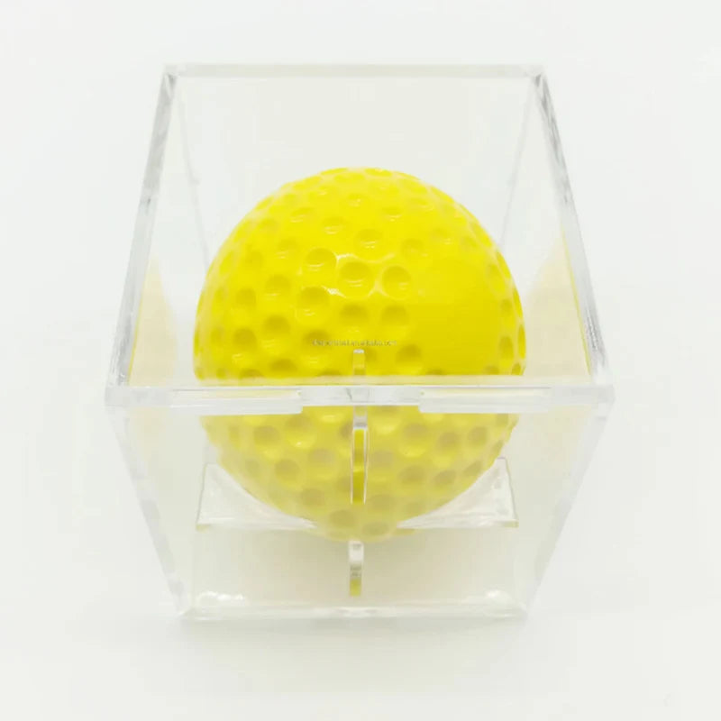 1pc Baseball Acrylic Box Acrylic 80*80*80 Transparent Baseball Storage Collecting Box