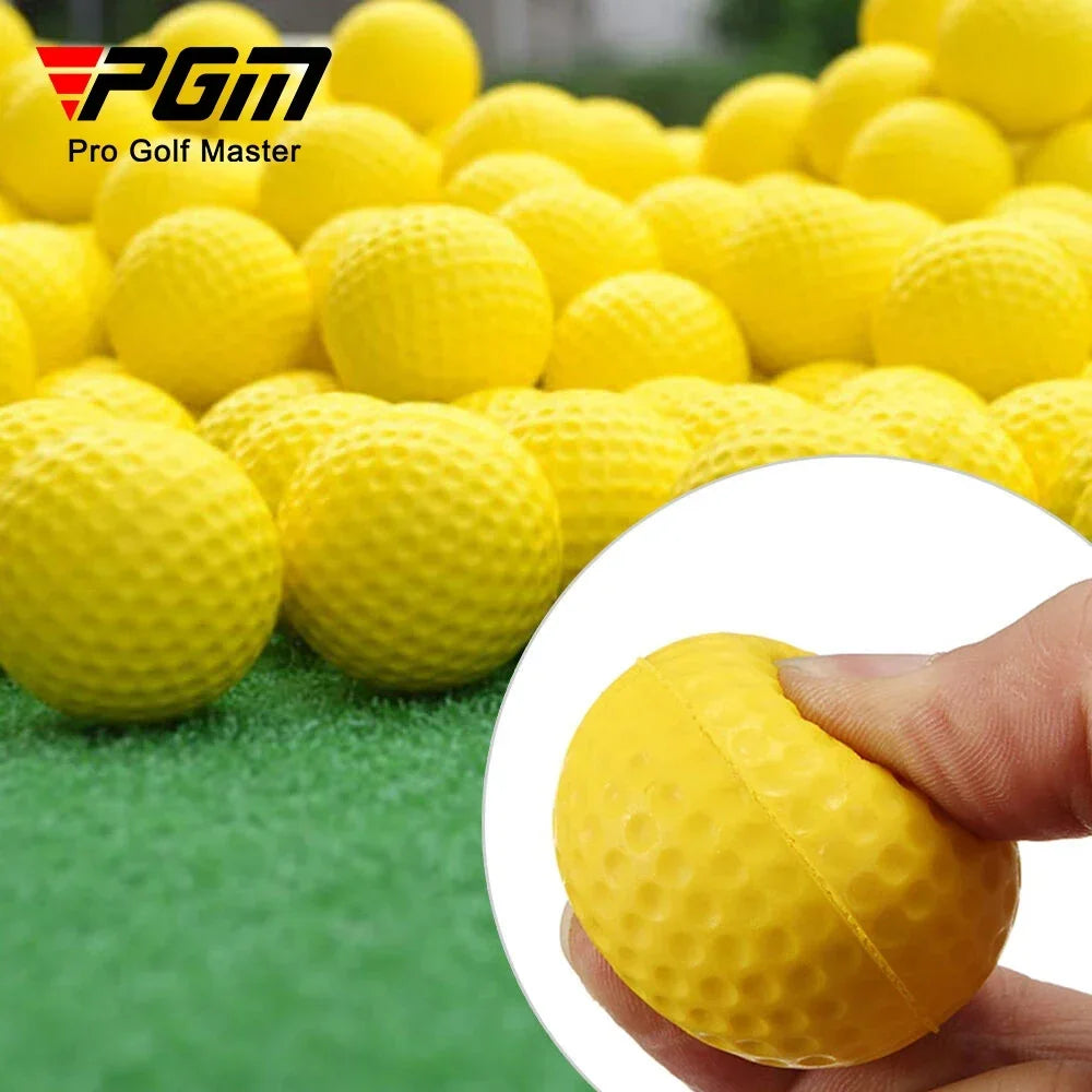 1/10Pcs Yellow Golf Ball PU Foam Training Golf Ball Foam Practice Golf Balls-Indoor or Outdoor Soft Golf Training Ball Practice