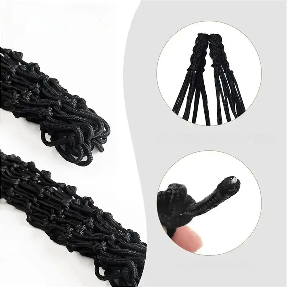 2 Pcs/Set Polyester Slow Feed Hay Net Hanging Large Capacity Horse Hay Bag 40inch Hay Feeder Bag Equestrian Accessory
