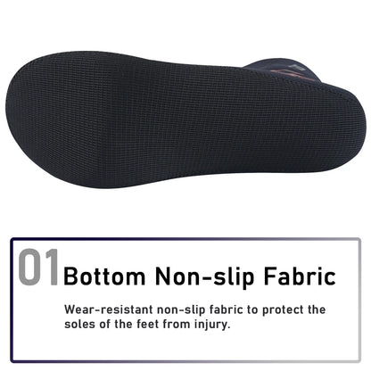 1.5MM Neoprene Diving Socks Men's Women's Swimming Warm Snorkeling Socks Water Sports Long Non-slip Wearable Beach Socks