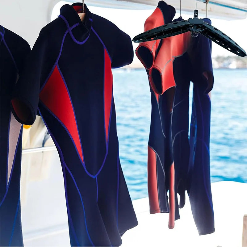 1/2/3pc Foldable Wetsuit Hanger,Outdoor Travel Swimwear Hanger Stand for Diving Surfing,Thickened Drying Rack Sports Accessories