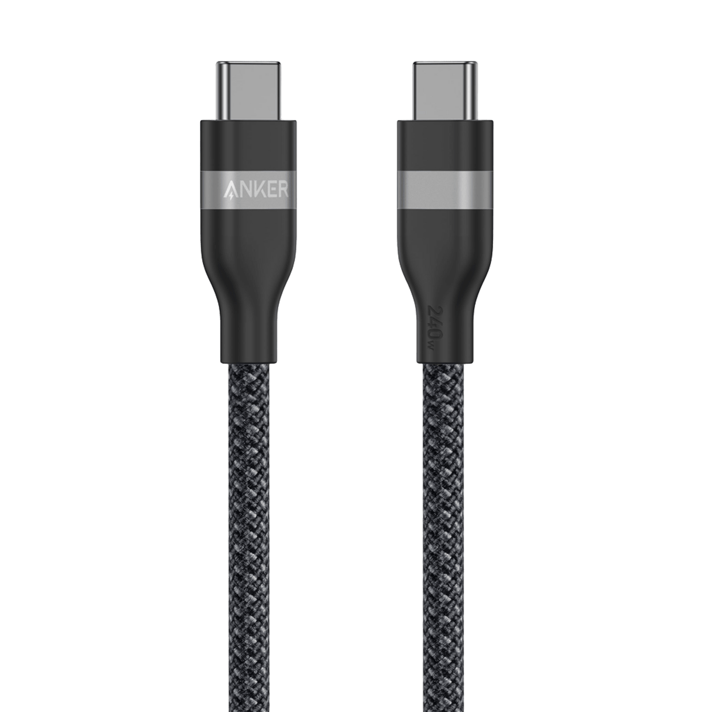 Anker USB-C to USB-C Cable (3 ft / 6 ft, 240W, Upcycled-Braided)