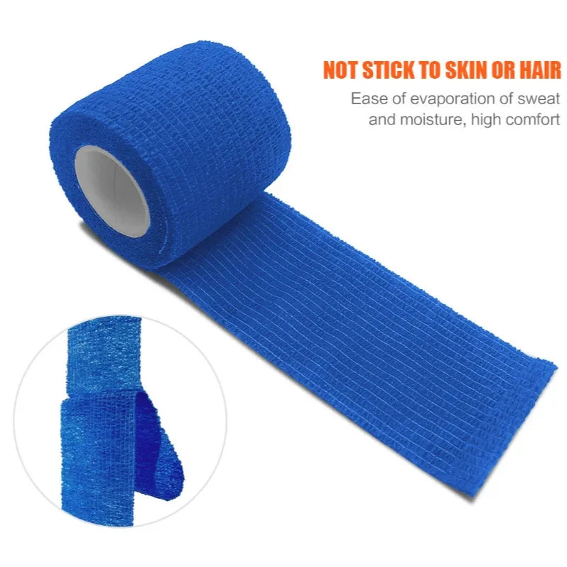 1/10/15/30Pcs 4.8m Camouflage Sport Self Adhesive Elastic Bandage Wrap Tape Elastoplast For Knee Support Pads Finger Ankle Palm