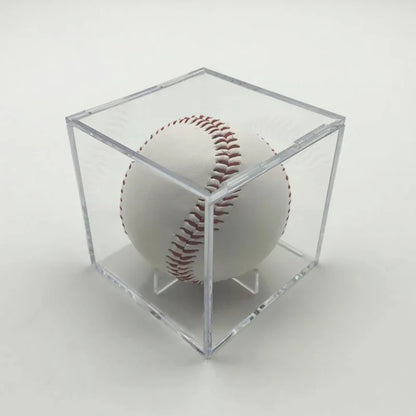 1pc Baseball Acrylic Box Acrylic 80*80*80 Transparent Baseball Storage Collecting Box