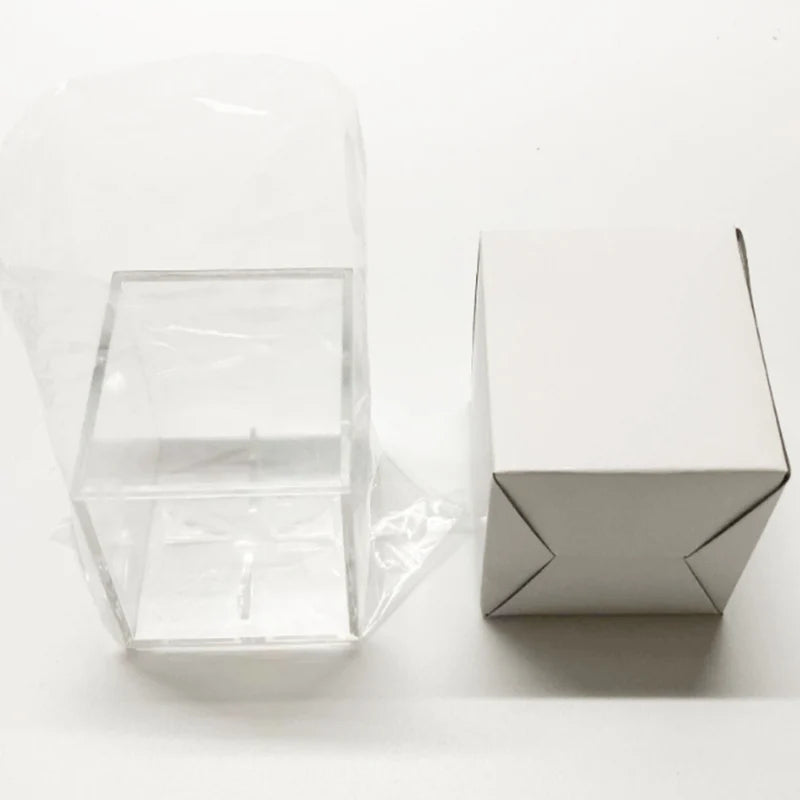 1pc Baseball Acrylic Box Acrylic 80*80*80 Transparent Baseball Storage Collecting Box