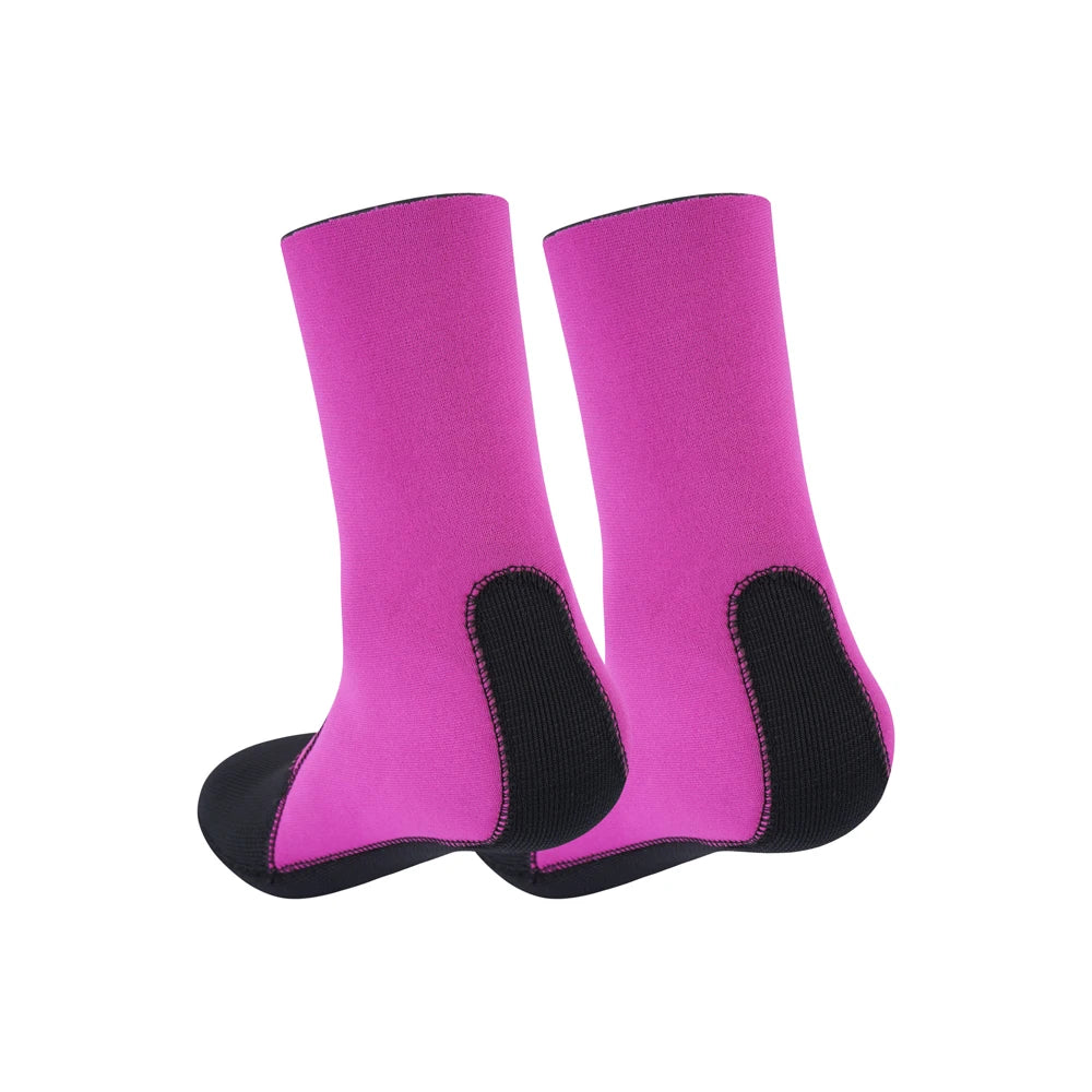 1.5MM Neoprene Diving Socks Men's Women's Swimming Warm Snorkeling Socks Water Sports Long Non-slip Wearable Beach Socks