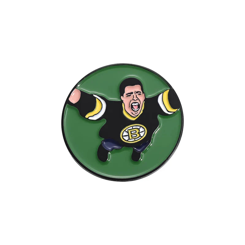 0.9 Inch Magnetic Golf Hat Clip with Ball Marker - Electroplated Metal Golf Training Aid Gift for Boys, Girls & Kids