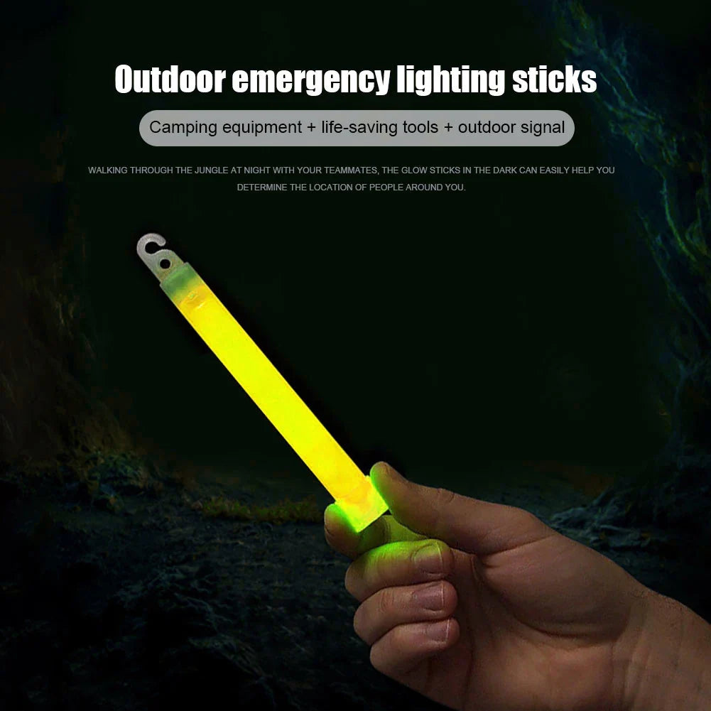 1/5pcs Survival Kit Military Glow Light Sticks Walking and Hiking Camping SOS GearOutdoor Military Equipment SOS 15*150mm New