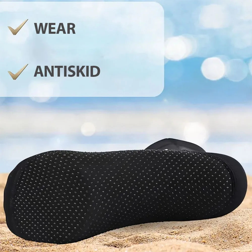 1.5MM Neoprene Diving Socks Men's Women's Swimming Warm Snorkeling Socks Water Sports Long Non-slip Wearable Beach Socks