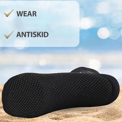 1.5MM Neoprene Diving Socks Men's Women's Swimming Warm Snorkeling Socks Water Sports Long Non-slip Wearable Beach Socks