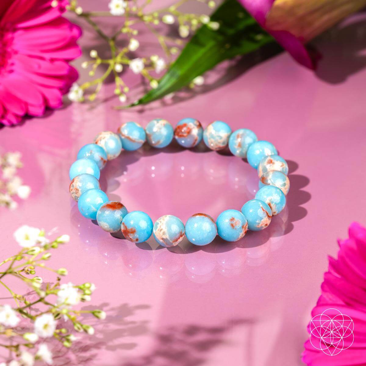 Empath’s Shield - Aqua Terra Jasper Bracelet