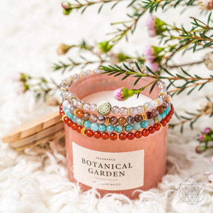 I Am Healthy: Mind, Body & Spirit Restoration Bracelet Pack of 4