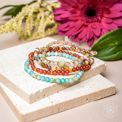 I Am Healthy: Mind, Body & Spirit Restoration Bracelet Pack of 4