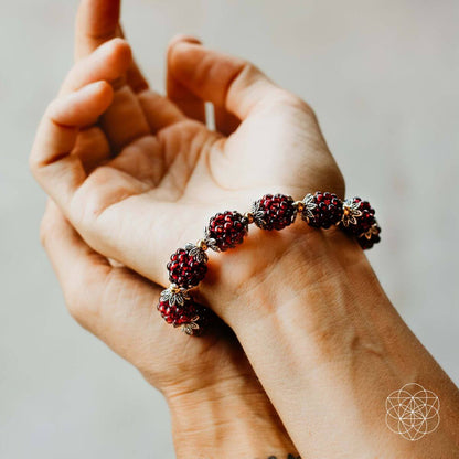 Natural Garnet Healing Bracelet