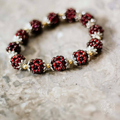Natural Garnet Healing Bracelet
