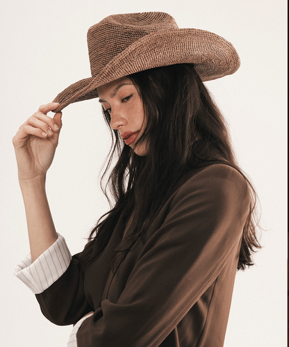 Ames Packable Straw Cowboy Hat