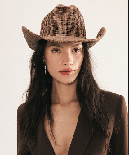 Ames Packable Straw Cowboy Hat