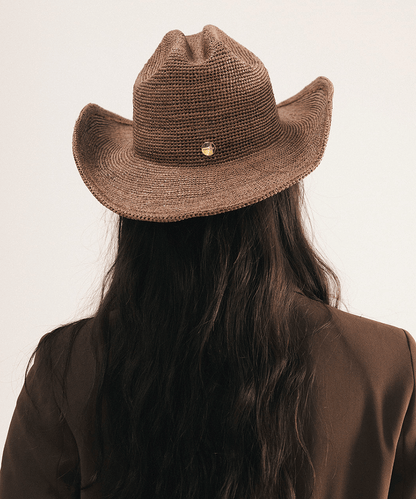 Ames Packable Straw Cowboy Hat