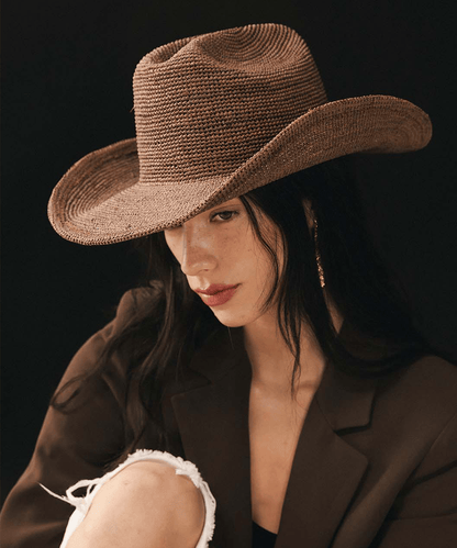 Ames Packable Straw Cowboy Hat