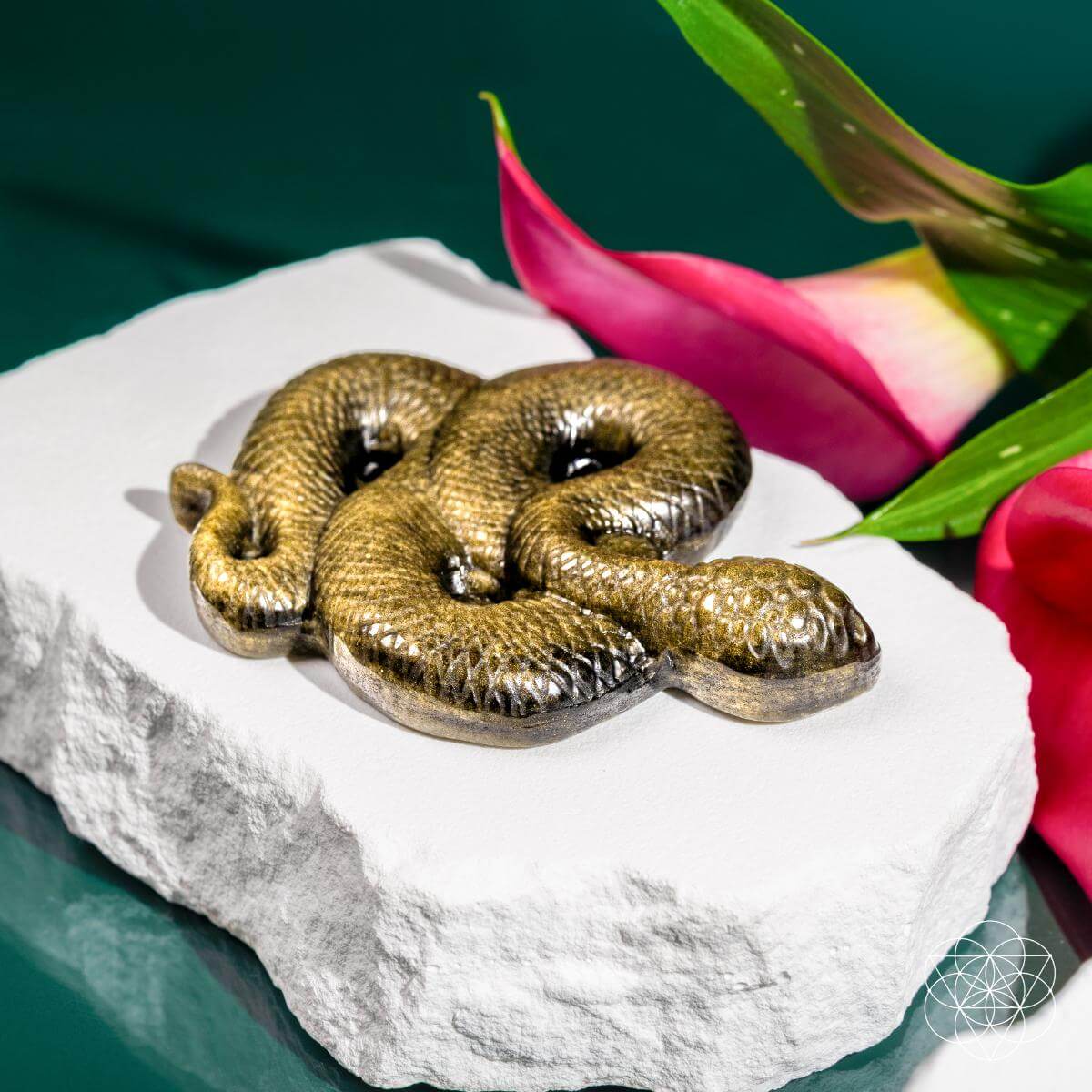 Unbroken: The Gold Obsidian Serpent Totem