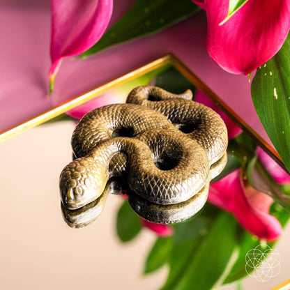 Unbroken: The Gold Obsidian Serpent Totem